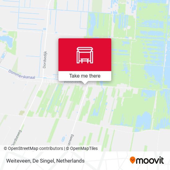Weiteveen, De Singel map