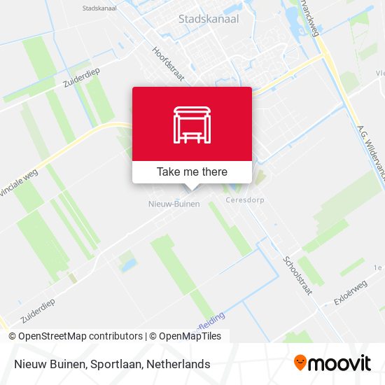 Nieuw Buinen, Sportlaan map