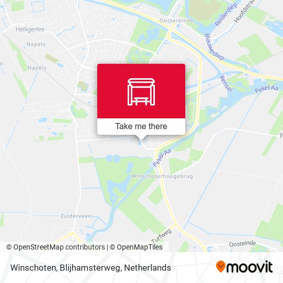 Winschoten, Blijhamsterweg map