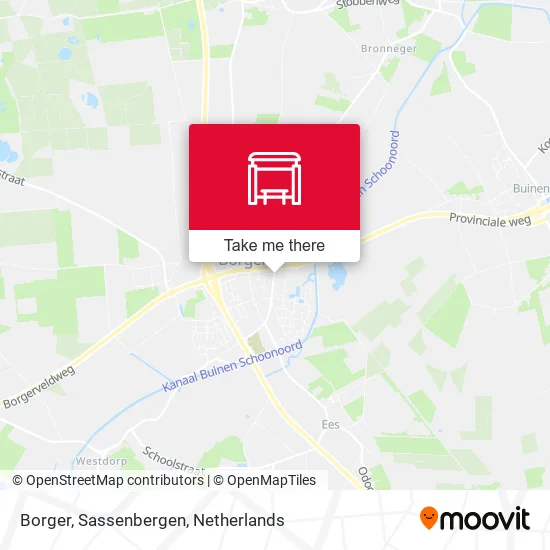 Borger, Sassenbergen map
