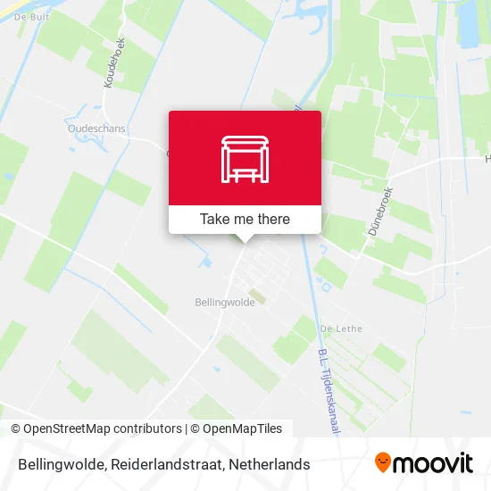 Bellingwolde, Reiderlandstraat map