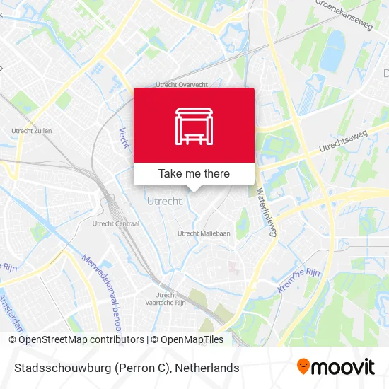 Stadsschouwburg (Perron C) map