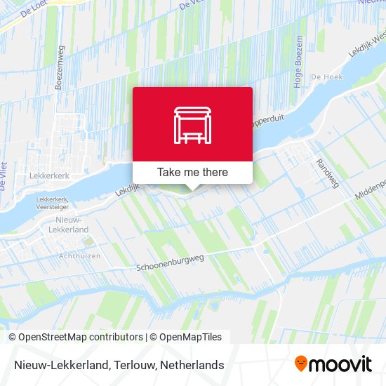 Nieuw-Lekkerland, Terlouw map