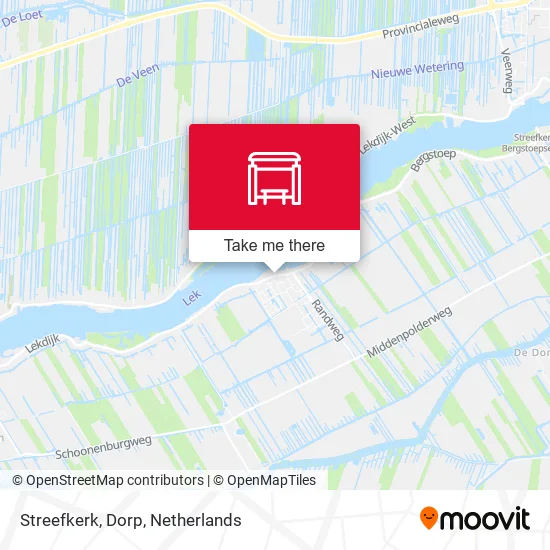 Streefkerk, Dorp map