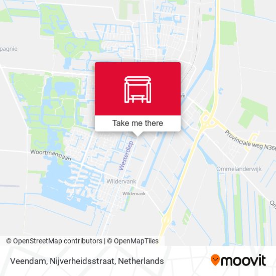 Veendam, Nijverheidsstraat map