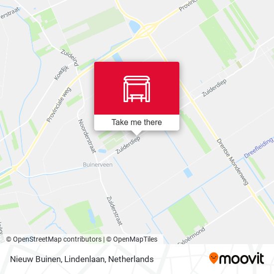 Nieuw Buinen, Lindenlaan map