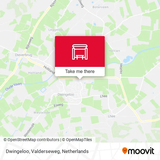 Dwingeloo, Valderseweg map