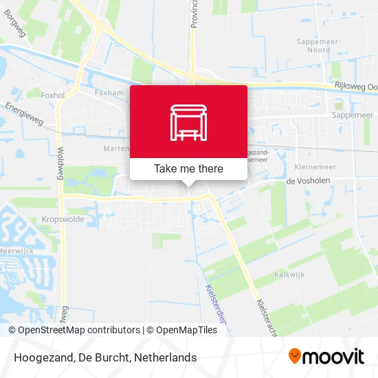Hoogezand, De Burcht Karte