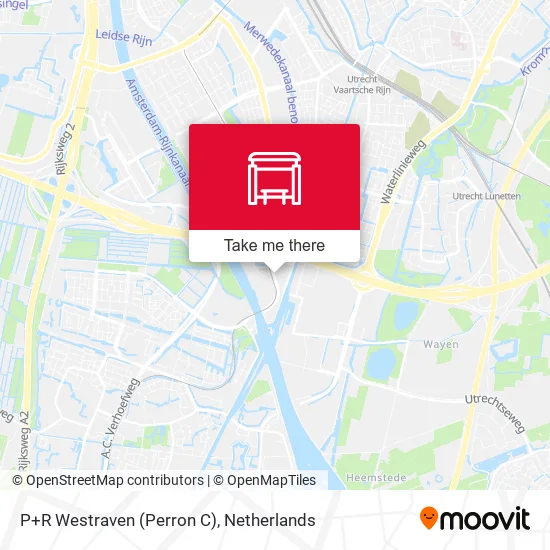 P+R Westraven (Perron C) map