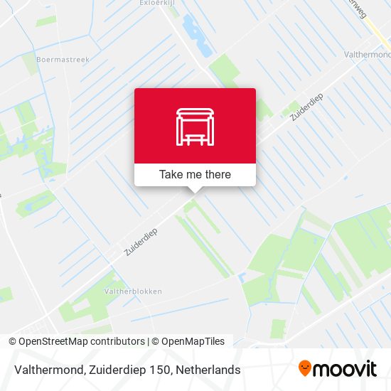 Valthermond, Zuiderdiep 150 map