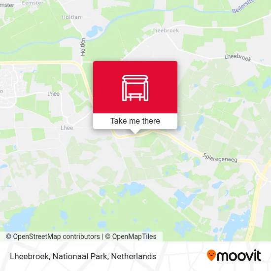 Lheebroek, Nationaal Park map