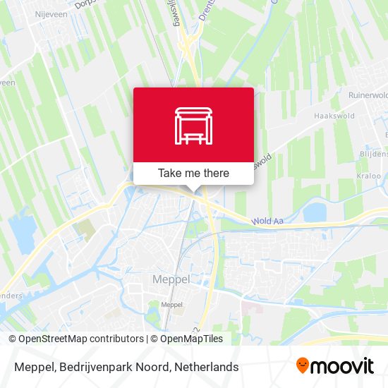 Meppel, Bedrijvenpark Noord map