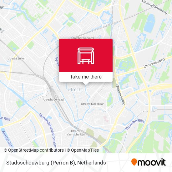 Stadsschouwburg (Perron B) map