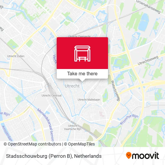 Stadsschouwburg (Perron B) map