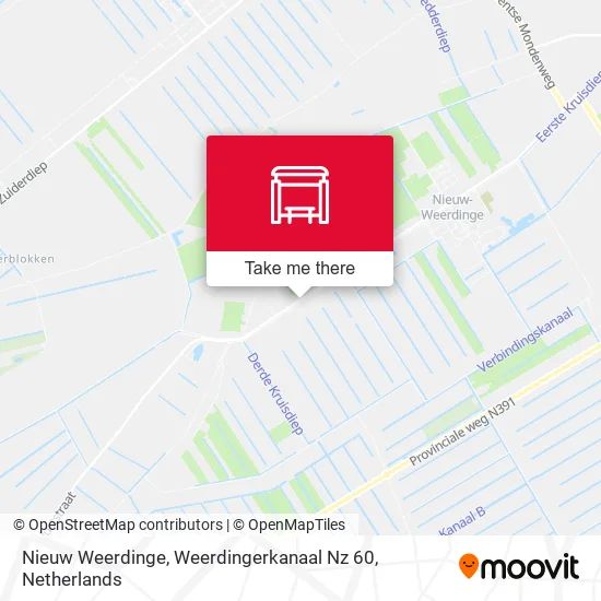 Nieuw Weerdinge, Weerdingerkanaal Nz 60 map