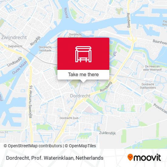 Dordrecht, Prof. Waterinklaan map