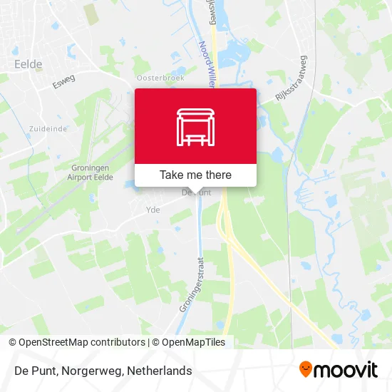 De Punt, Norgerweg map
