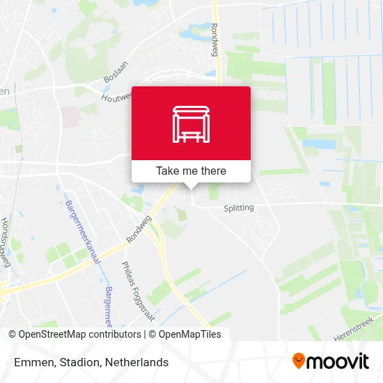 Emmen, Stadion map