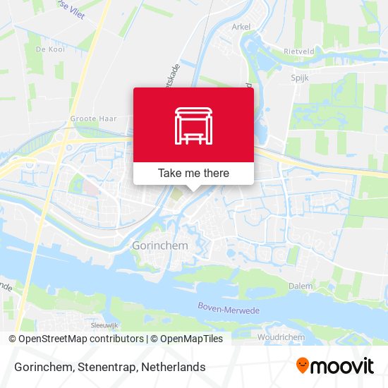 Gorinchem, Stenentrap map