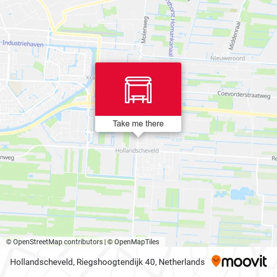 Hollandscheveld, Riegshoogtendijk 40 map