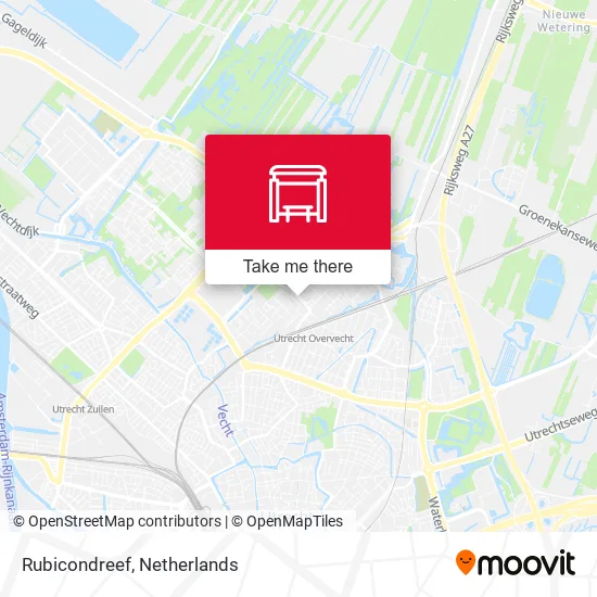 Rubicondreef map