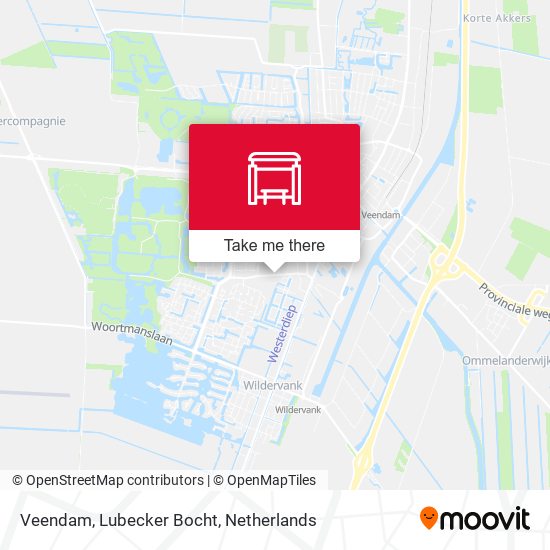 Veendam, Lubecker Bocht map