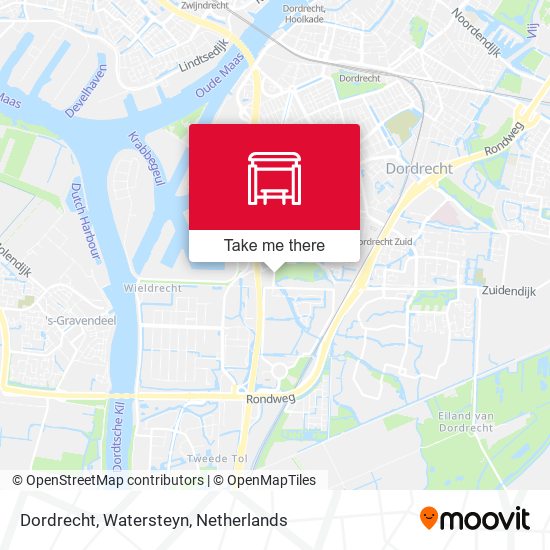 Dordrecht, Watersteyn map