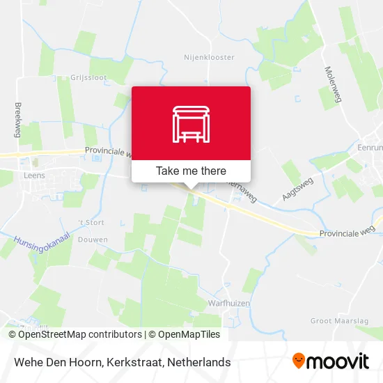 Wehe Den Hoorn, Kerkstraat map