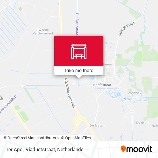 Ter Apel, Viaductstraat map