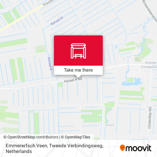 Emmererfsch.Veen, Tweede Verbindingsweg map