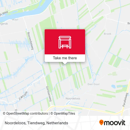 Noordeloos, Tiendweg map