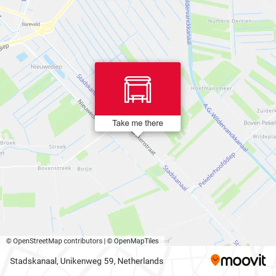 Stadskanaal, Unikenweg 59 map