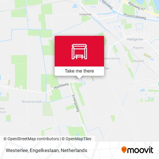 Westerlee, Engelkeslaan map