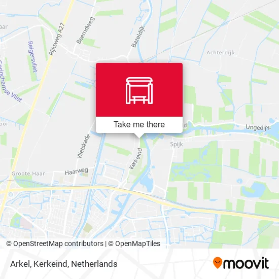 Arkel, Kerkeind map