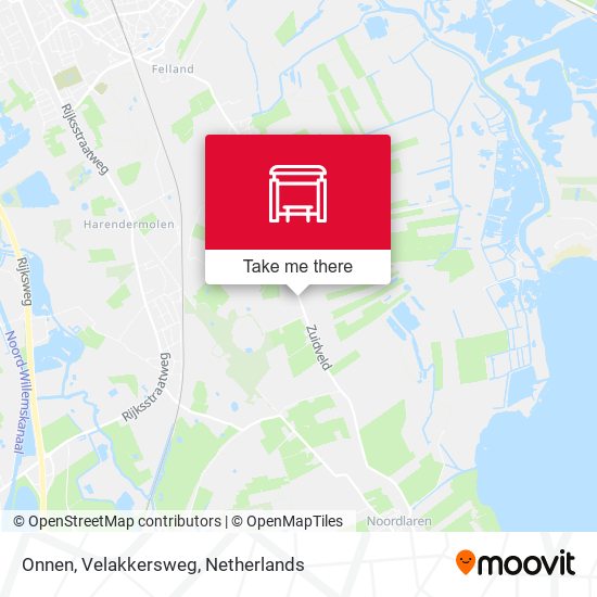 Onnen, Velakkersweg map