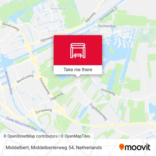 Middelbert, Middelberterweg 54 map