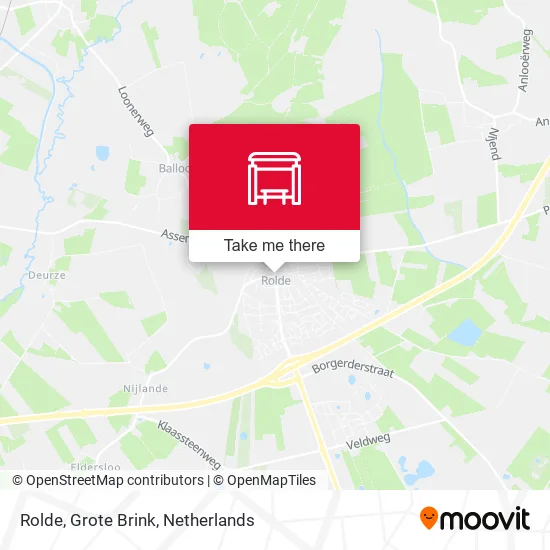 Rolde, Grote Brink map