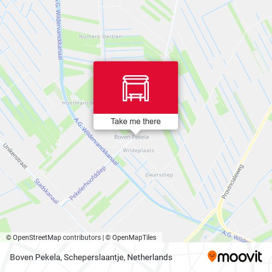 Boven Pekela, Scheperslaantje map