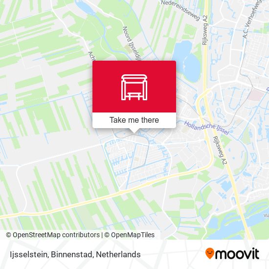 Ijsselstein, Binnenstad map