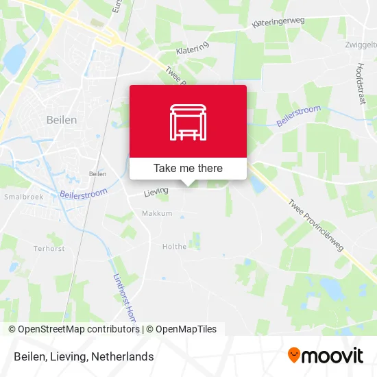 Beilen, Lieving map