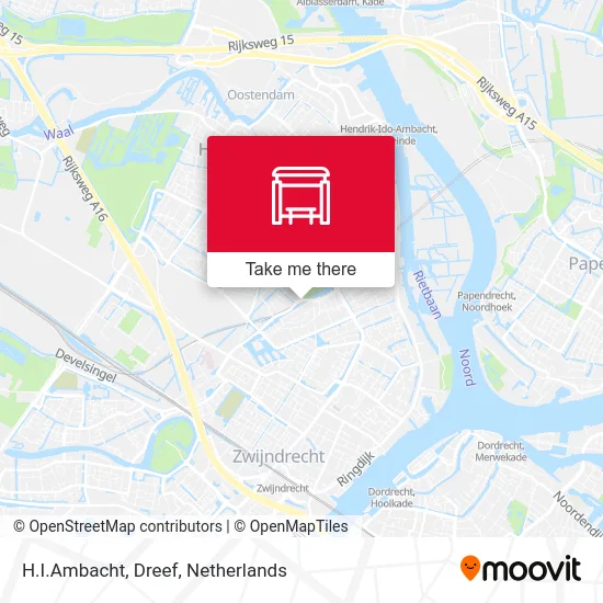 H.I.Ambacht, Dreef map