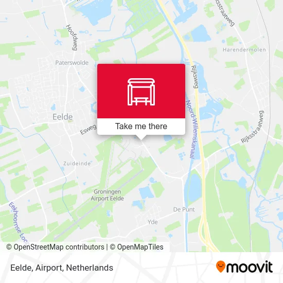 Eelde, Airport map