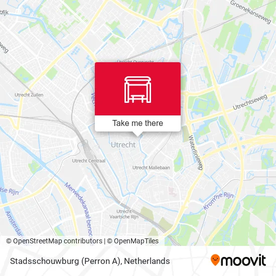 Stadsschouwburg (Perron A) map
