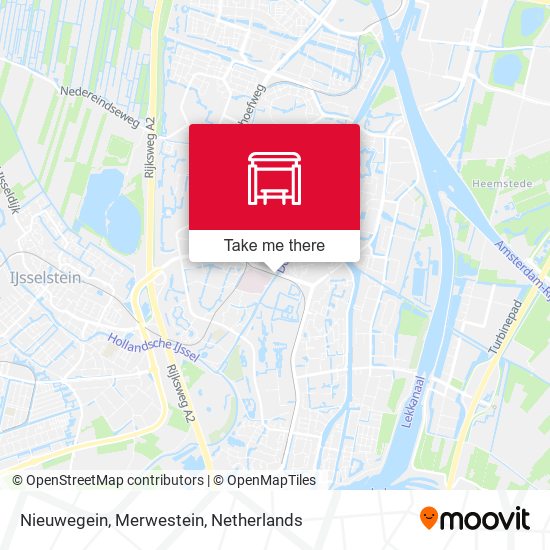 Nieuwegein, Merwestein map