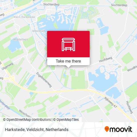 Harkstede, Veldzicht map