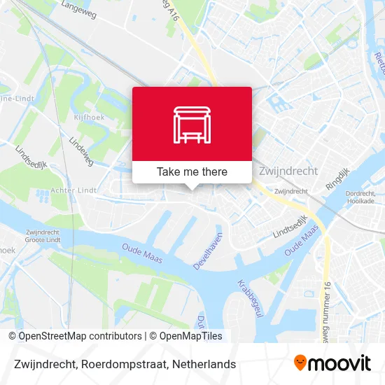 Zwijndrecht, Roerdompstraat map