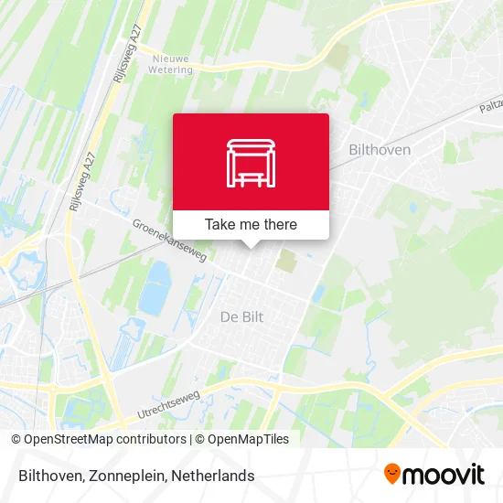 Bilthoven, Zonneplein map