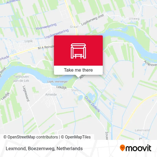 Lexmond, Boezemweg map