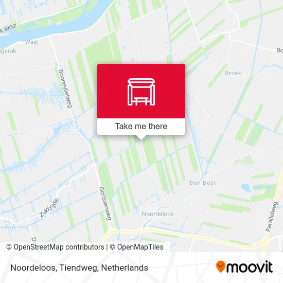 Noordeloos, Tiendweg map