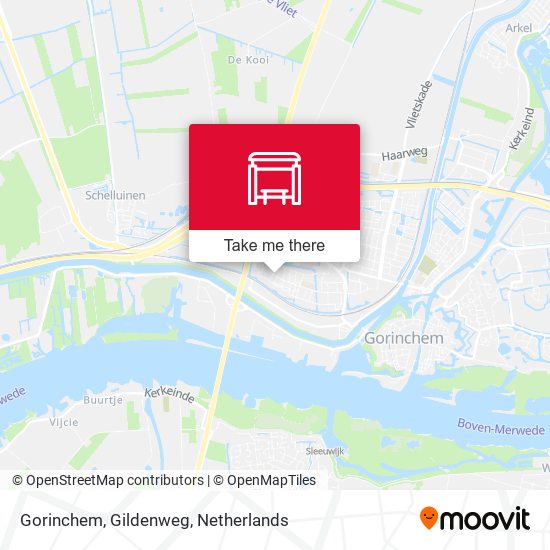 Gorinchem, Gildenweg map